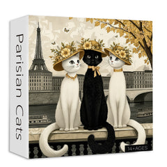 Parisian Cats Jigsaw Puzzle 1000 Pieces