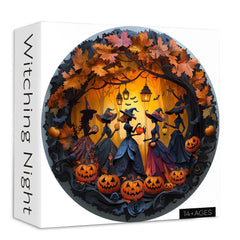 Puzzle de puzzle de la nuit de sorcière 1000 pièces
