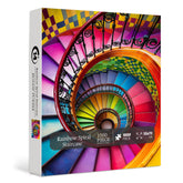 Rainbow Spiral Staircase Jigsaw Puzzles 1000 Pieces