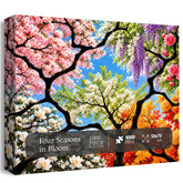 Four Seasons in Bloom Jigsaw Puzzle 1000 Pieces