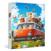Puzzle Sunny Cat Ride 1000 pièces
