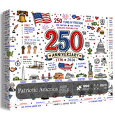 Rompecabezas de América Patriótica 1000 Piezas