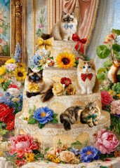 Puzzle Fête des chats 1000 pièces