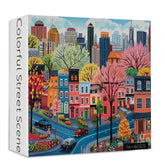 Colorful Street Scene Jigsaw Puzzle 1000 Pieces