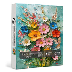 Spring Flowers Dance Jigsaw Puzzle 1000 piezas