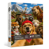 Mountain Buddies Selfie Jigsaw Puzzle 1000 Pieces