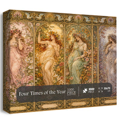 Vier Jahreszeiten Puzzle 1000 Teile