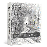 Line Art Lone Walker Jigsaw Puzzle 1000 Pieces