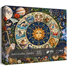 Astro Zodiac Garden Jigsaw Puzzle 1000 Pieces