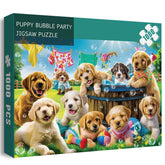 Puppy Bubble Party Jigsaw Puzzle 1000 Pieces
