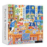 Purrs & Menorah Jigsaw Puzzle 1000 Pieces
