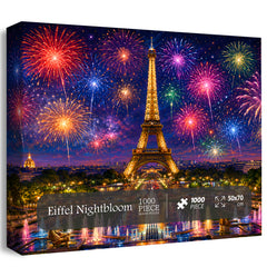 Eiffel Nightbloom Jigsaw Puzzle 1000 Pieces