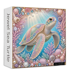 Puzzle Gioiello Tartaruga Marina 1000 Pezzi