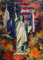 Puzzle Liberty Collage 1000 pezzi