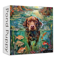 Puzzle cucciolo di laghetto 1000 pezzi