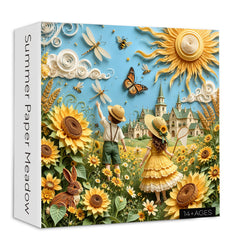 Summer Paper Meadow Jigsaw Puzzle 1000 Pieces