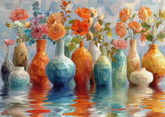 Vases colorées Puzzle 1000 pièces
