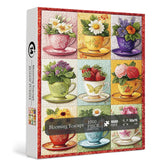 Blooming Teacups Jigsaw Puzzle 1000 Pieces
