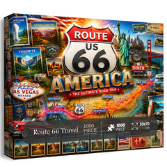Route 66 Travel Jigsaw Puzzle 1000 Pieces