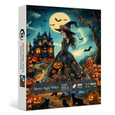 Mystic Night Witch  Jigsaw Puzzle 1000 Pieces