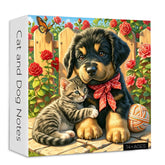 Cat and Dog Notes Jigsaw Puzzle 1000 Pieces