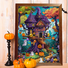 Halloween Baumhaus-Puzzle 1000 Teile
