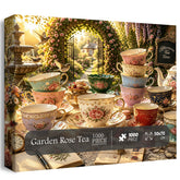 Puzzle Thé Rose du Jardin 1000 Pièces