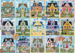 Coastal Cottage Collage Puzzle 1000 Teile