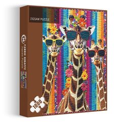 Fabric Giraffe Jigsaw puzzle