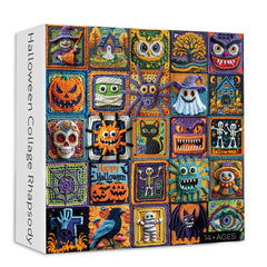 Halloween Collage Rhapsody Puzzles 1000 pièces