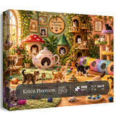 Kitten Playroom Jigsaw Puzzle 1000 Pieces