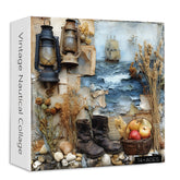 Puzzle Collage Nautique Vintage 1000 Pièces