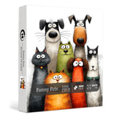 Funny Pets Art Jigsaw Puzzle 1000 Pieces
