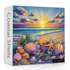 Puzzles en bois de coquillages côtiers 1000 pièces