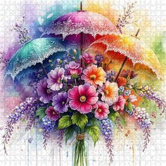 Regenschirmblüten-Puzzle 1000 Teile