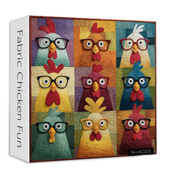 Stoff-Huhn-Spaß-Puzzle, 1000 Teile