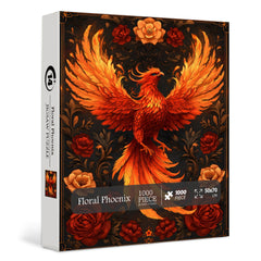 Floral Phoenix Jigsaw Puzzle 1000 Pieces