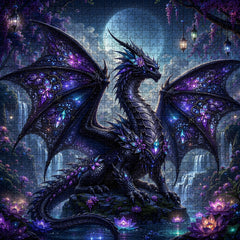 Puzzle Dragon Fantasy Violet 1000 pièces