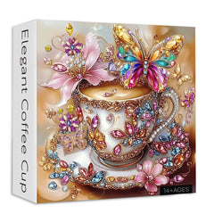 Elegantes Kaffeetassen-Puzzle 1000 Teile