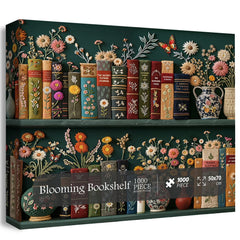 Blooming Bookshelfulsaw puzzle 1000 pezzi