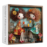 Sisters' Afternoon Tea Jigsaw Puzzle 1000 Pieces