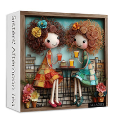 Sisters' Afternoon Tea Jigsaw Puzzle 1000 Pieces