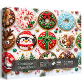 Christmas Donut Feast Jigsaw Puzzle 1000 Pieces