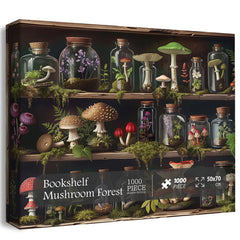 Bibliothèque de champignons Forest Puzzle 1000 pièces