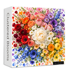 Clustered Blooms Jigsaw Puzzle 1000 Pieces