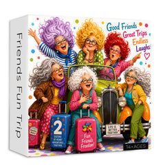 Friends Fun Trip Jigsaw Puzzle 1000 Pieces