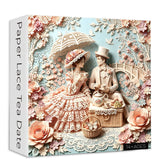 Paper Lace Tea Date Jigsaw Puzzle 1000 Pieces