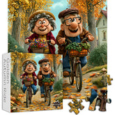 Golden Autumn Ride Jigsaw Puzzle 1000 Pieces