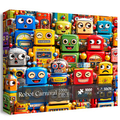 Robot Carnival Jigsaw Puzzle 1000 Pieces