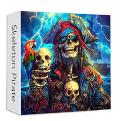Skeleton Pirate Jigsaw Puzzle 1000 Pieces